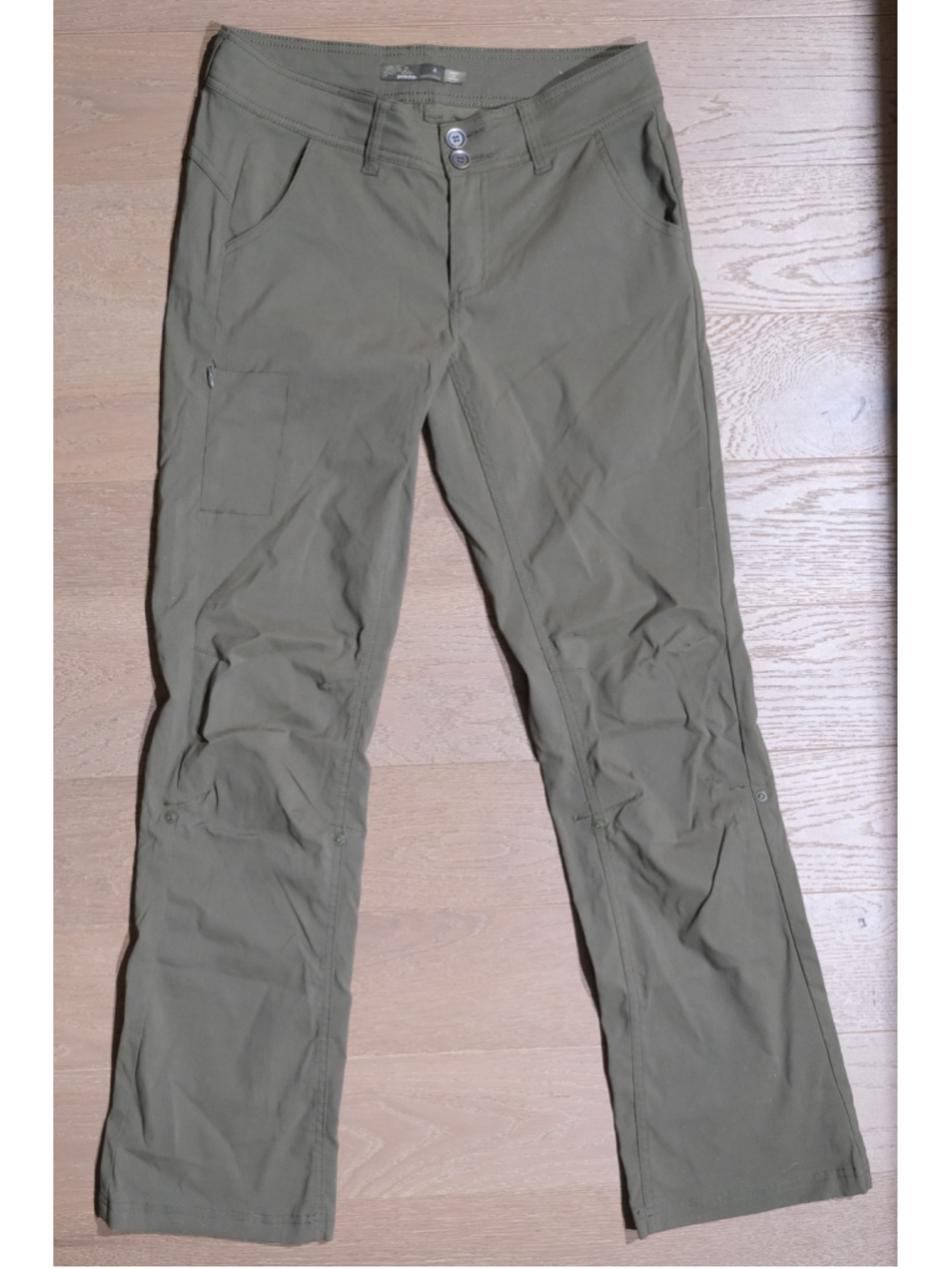 prAna Halle Pants / Convertible Hiking Pants – Olive Green – Women’s Size 4